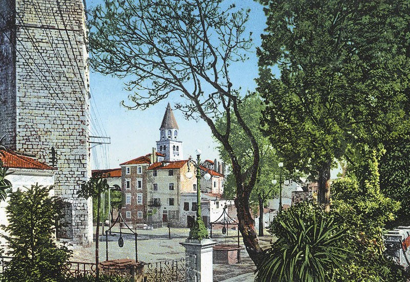 Zeleni Zadar na starim razglednicama